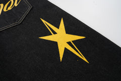 CapCabin Star Script Wide-Leg Jeans