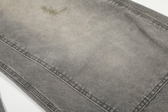 CapCabin Washed Utility Distressed Denim Jeans