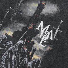 Black Graphic Y2K Tees