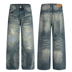 CapCabin Vintage Washed Distressed Jeans*