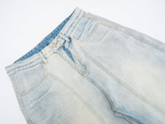 CapCabin Vintage Wide-Leg Washed Jeans