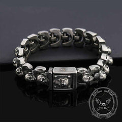 Domineering Skull Stainless Steel Punk Bracelet