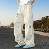 Dopamine Plush Floral Large Pocket Wide Leg Pants