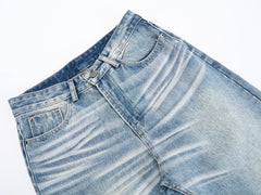 CapCabin Washed Wide-Leg Denim Jeans