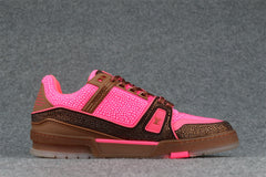LV Trainer 'Crystal Pink Brown' (Rare Edition)