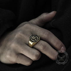 Fierce Lion Stainless Steel Ring