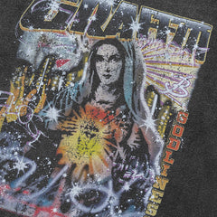Graffiti Black Y2K Shirt