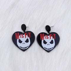 Halloween Skeleton Hands Acrylic Skull Earrings