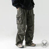Japanese Casual Waterproof Loose Paratrooper Pants