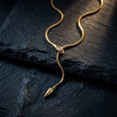 Punk Snake Stainless Steel Choker Clavicle Necklace