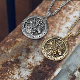 Vintage Anubis Ankh Cross Stainless Steel Pendant