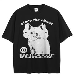 Y2K Black T Shirt Casual