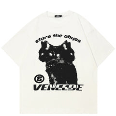Y2K Black T Shirt Casual
