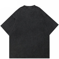 Y2K Graphic T Shirt Black