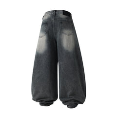 CapCabin Starfade Wide-Leg Denim Pants
