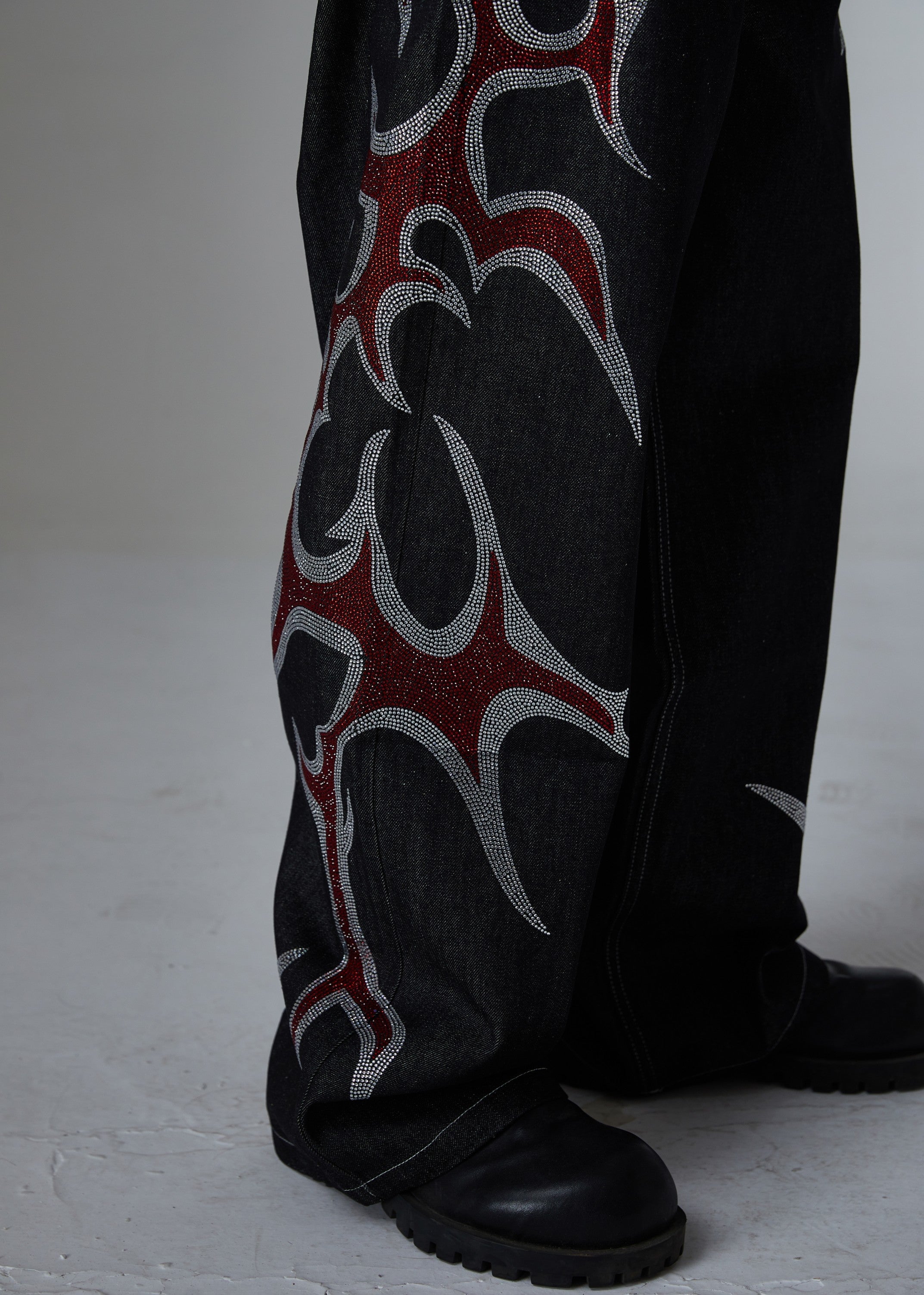 CapCabin Graphic Denim Pants