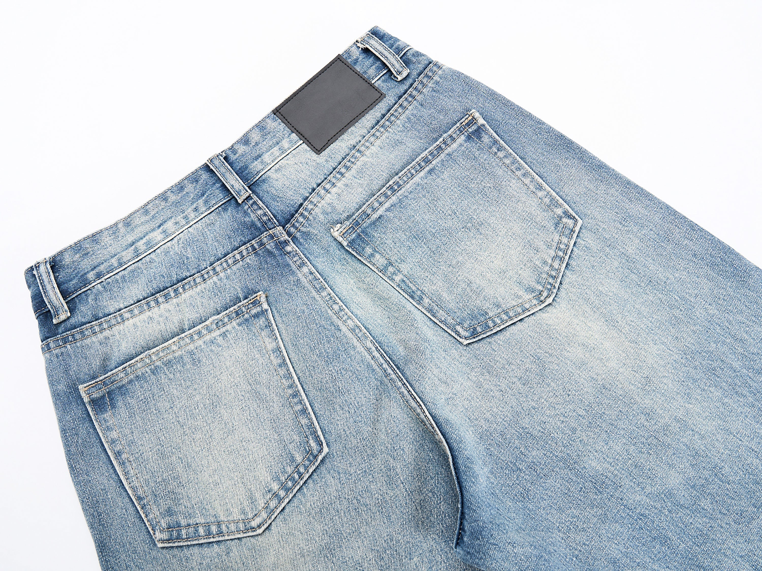 CapCabin Washed Wide-Leg Denim Jeans
