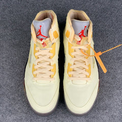 Off-White x Air Jordan 5 SP 'Sail'