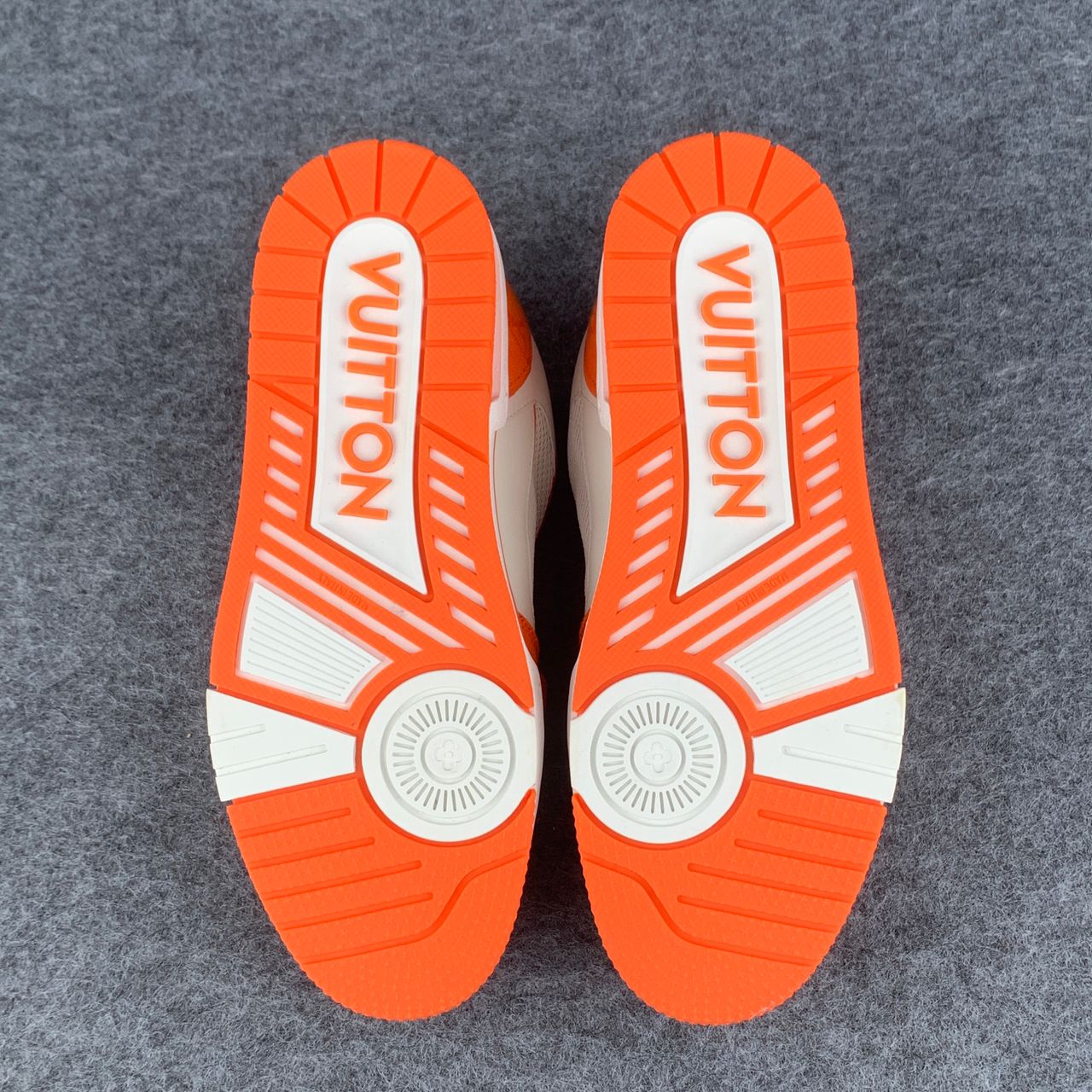 LV Trainer Low ‘Velcro Strap Orange Monogram Denim’: