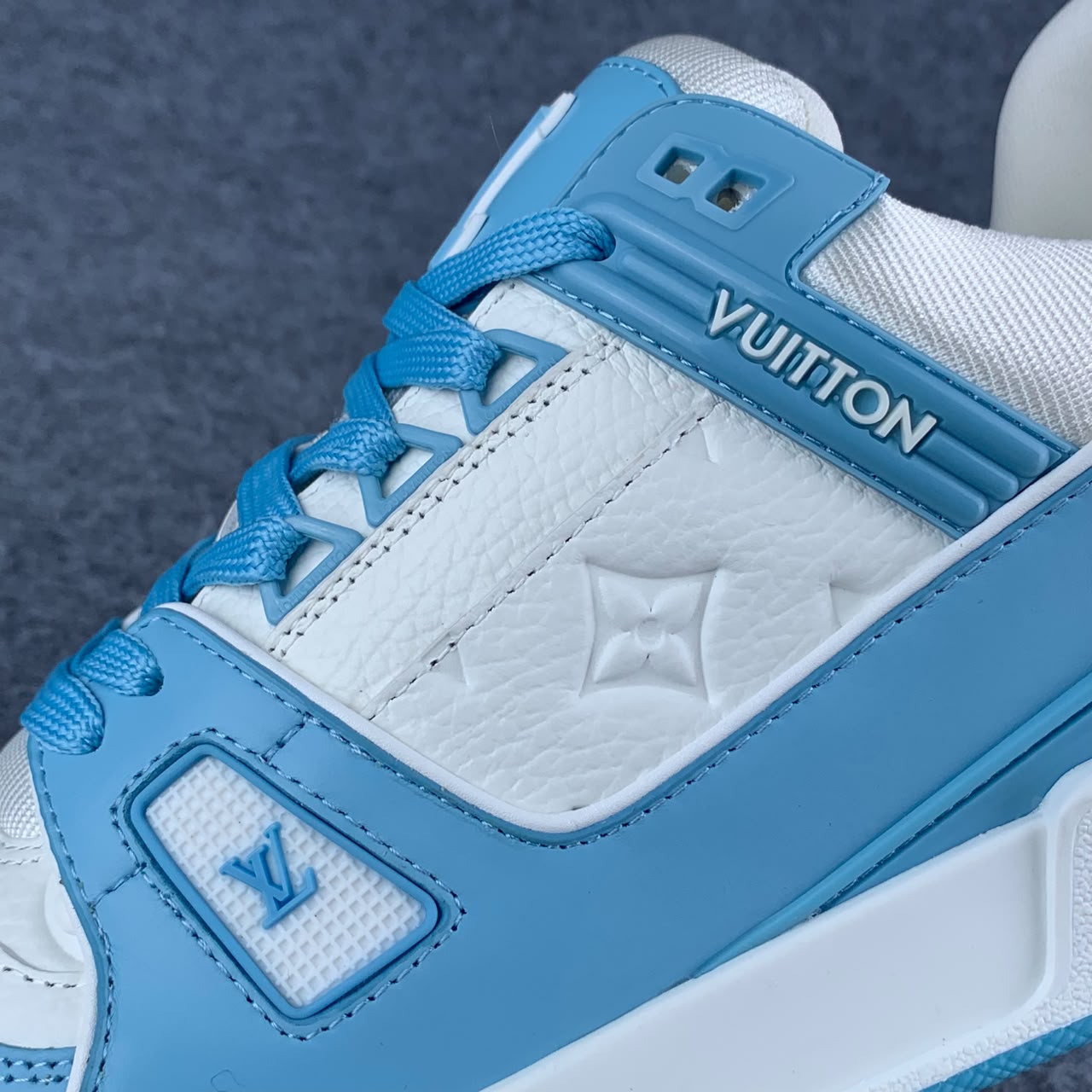 LV Trainer Low 'White Sky Blue'