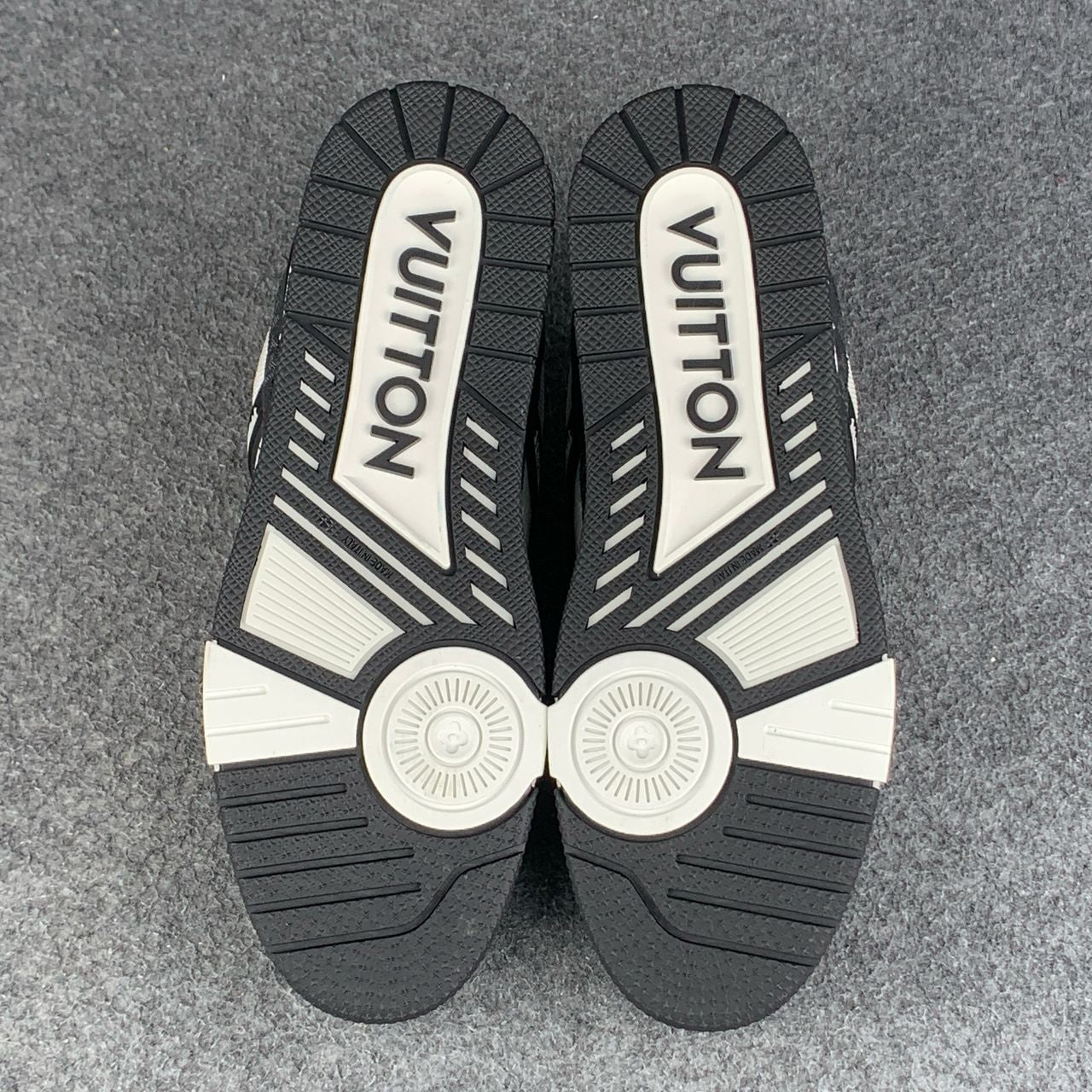 LV Trainer 'Black Monogram Denim’