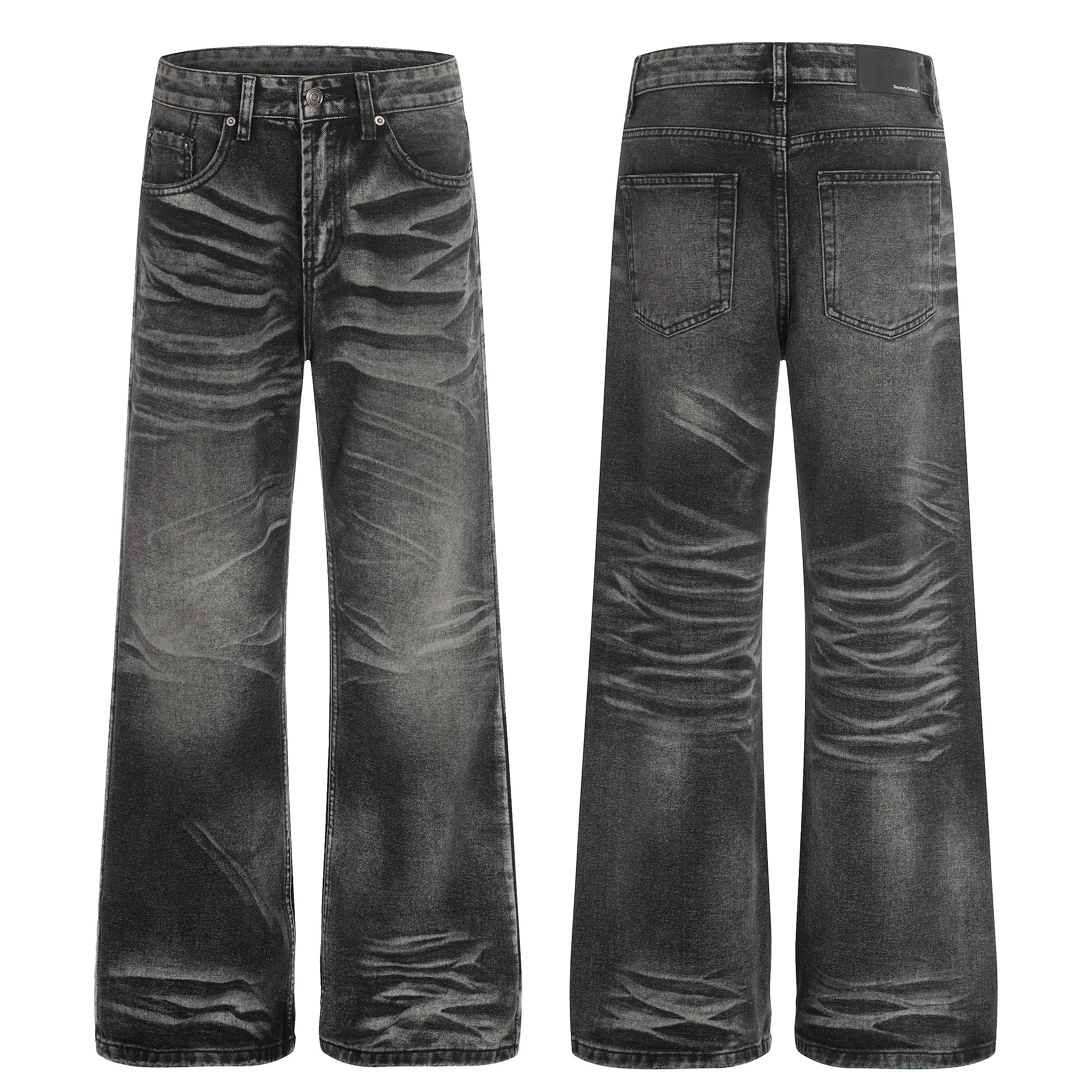 CapCabin Washed Athletic Blend Denim Pants