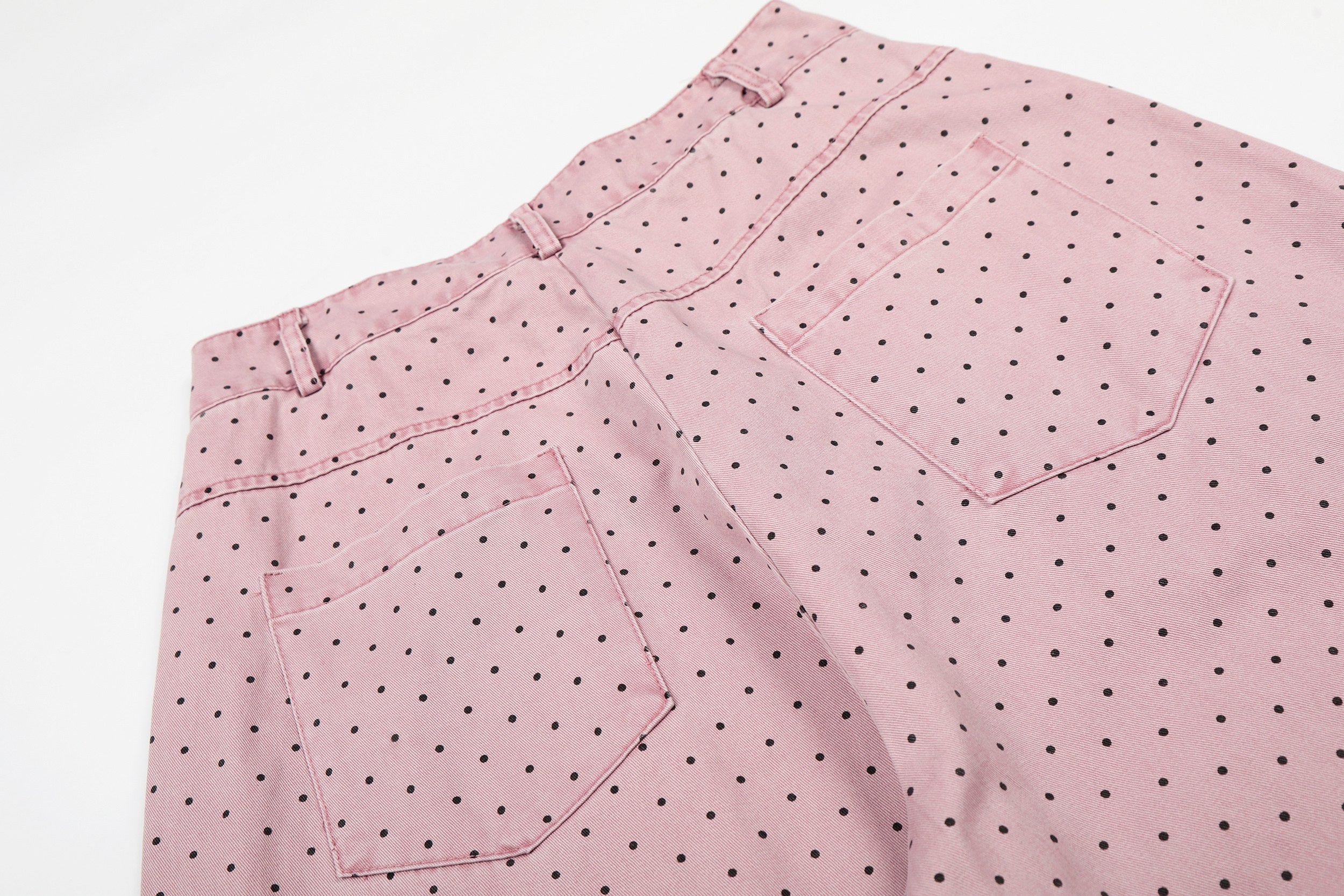 CapCabin “Polka Star Wide-Leg Pants”