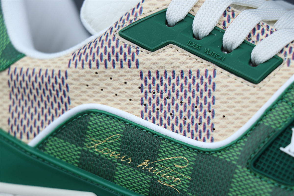 LV Trainer Damier 'White Green'