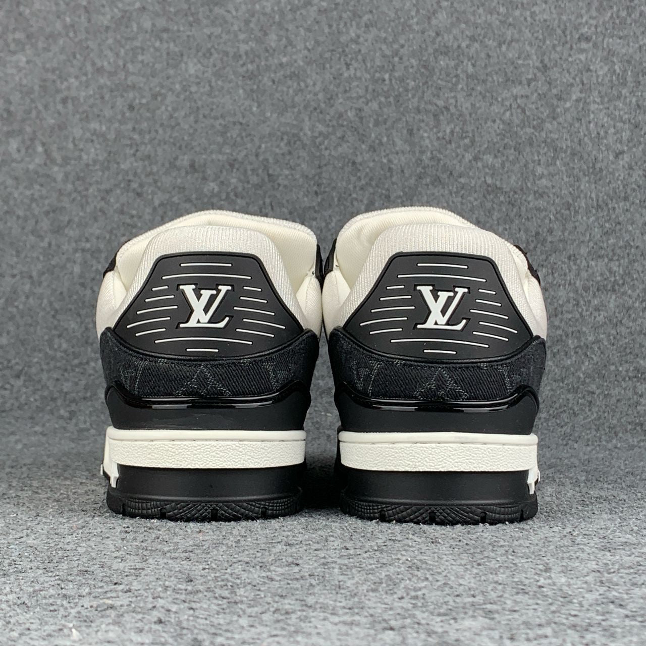 LV Trainer 'Black Monogram Denim’