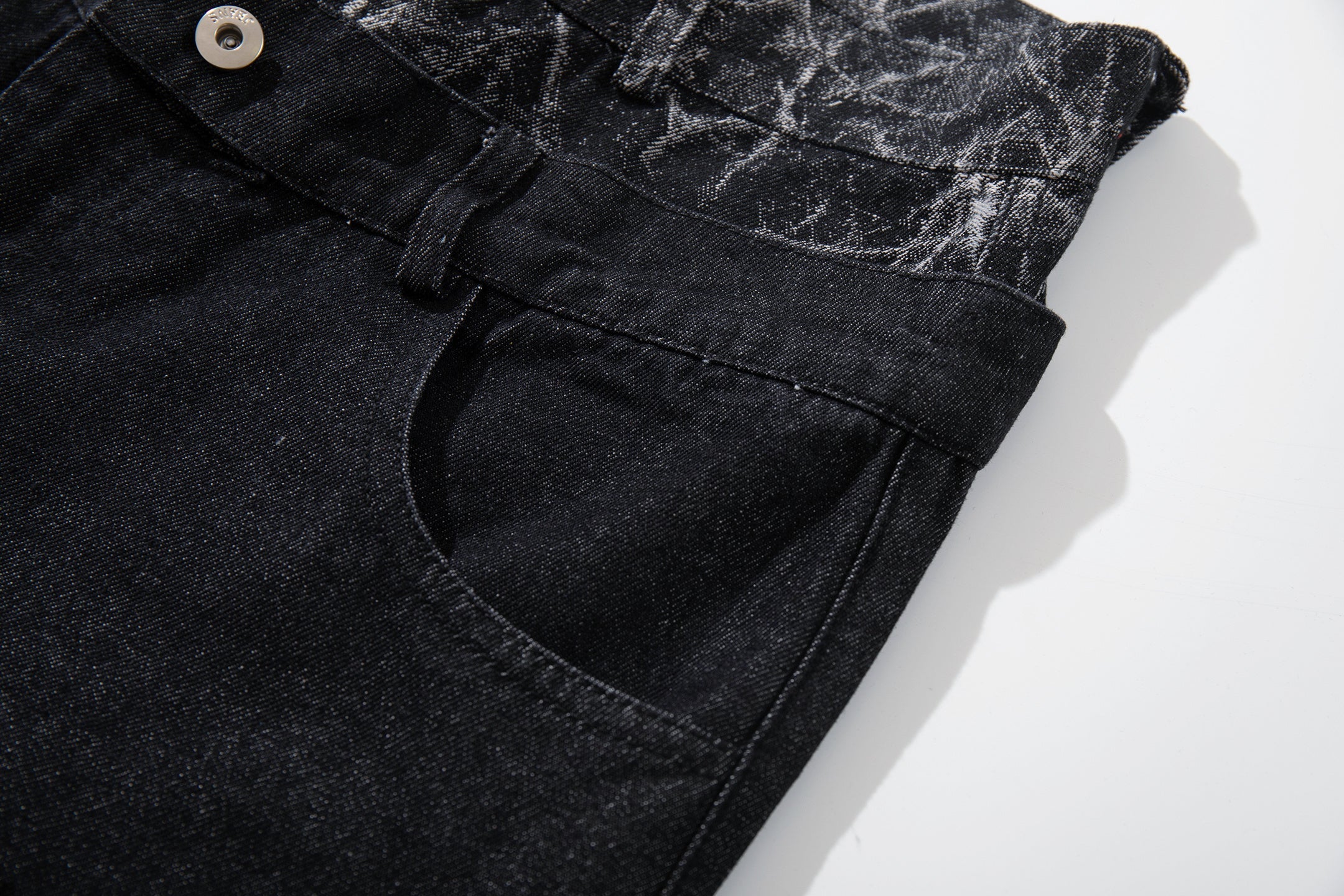CapCabin Cracked Panel Wide-Leg Pants