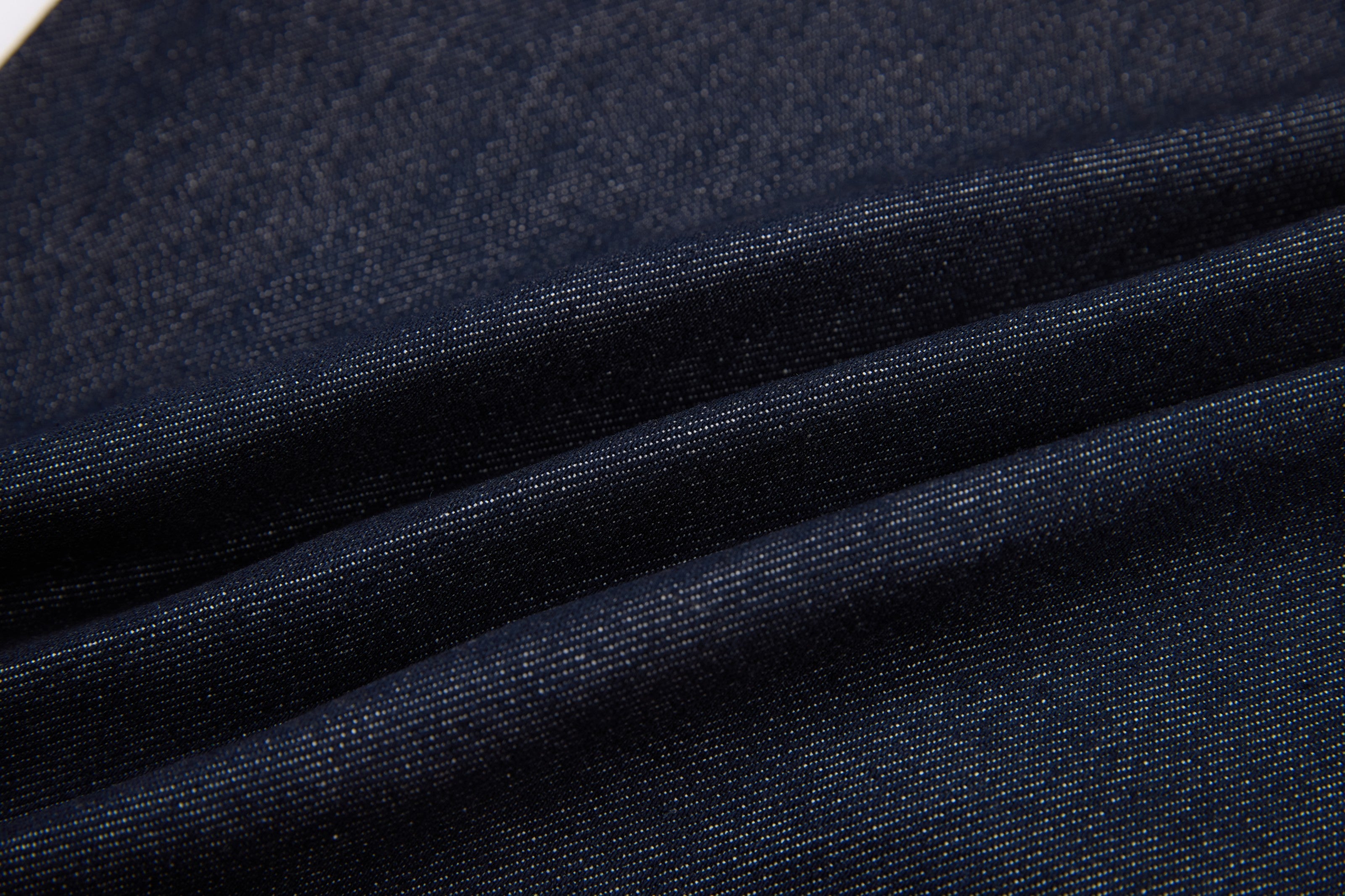 CapCabin Panel-Stitch Wide-Leg Denim Pants