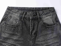 CapCabin Starfade Wide-Leg Denim Pants