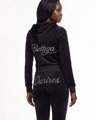 Bottega Desires Women’s Velour Sweatpants Black