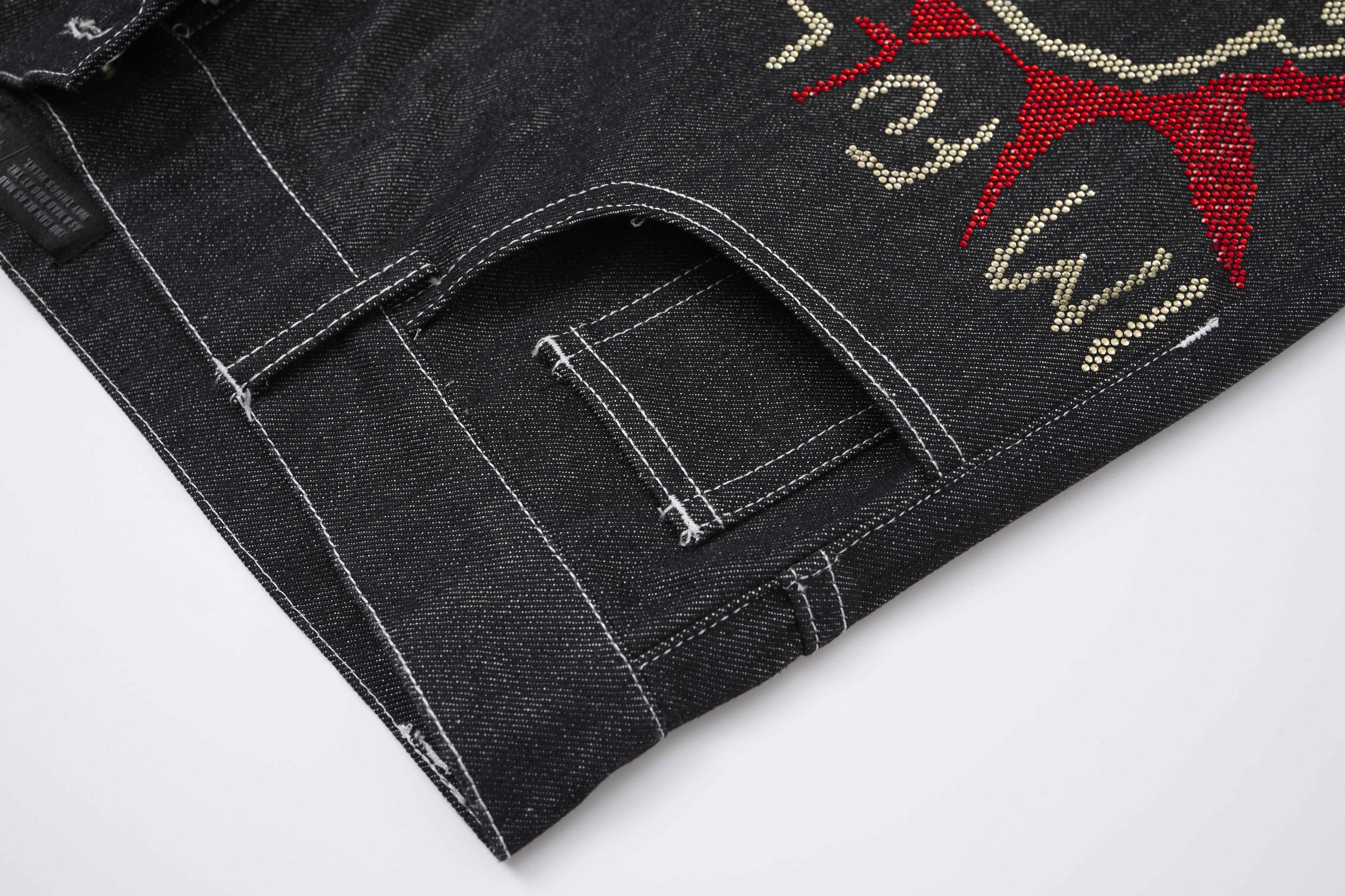 CapCabin Graphic Denim Pants