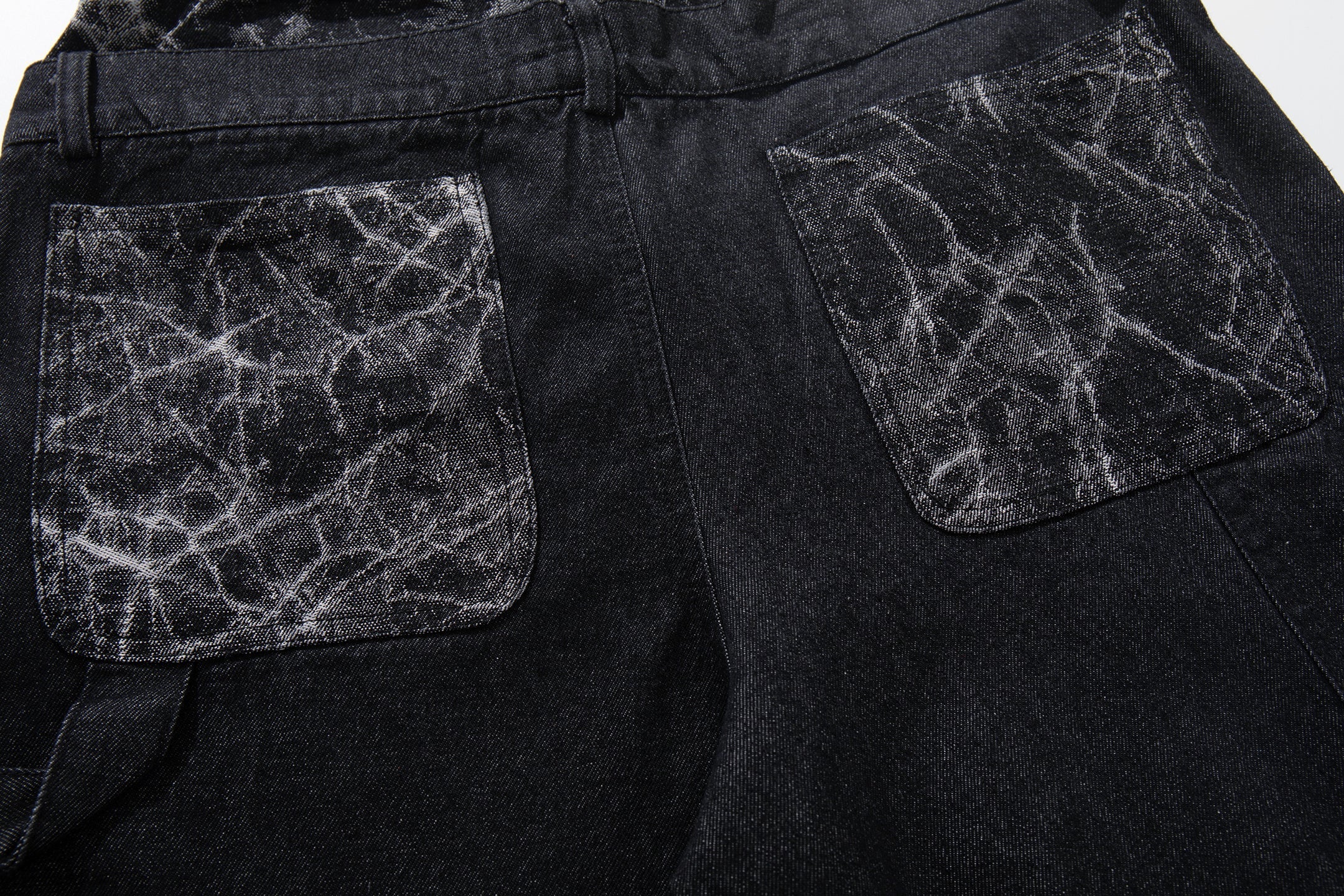 CapCabin Cracked Panel Wide-Leg Pants