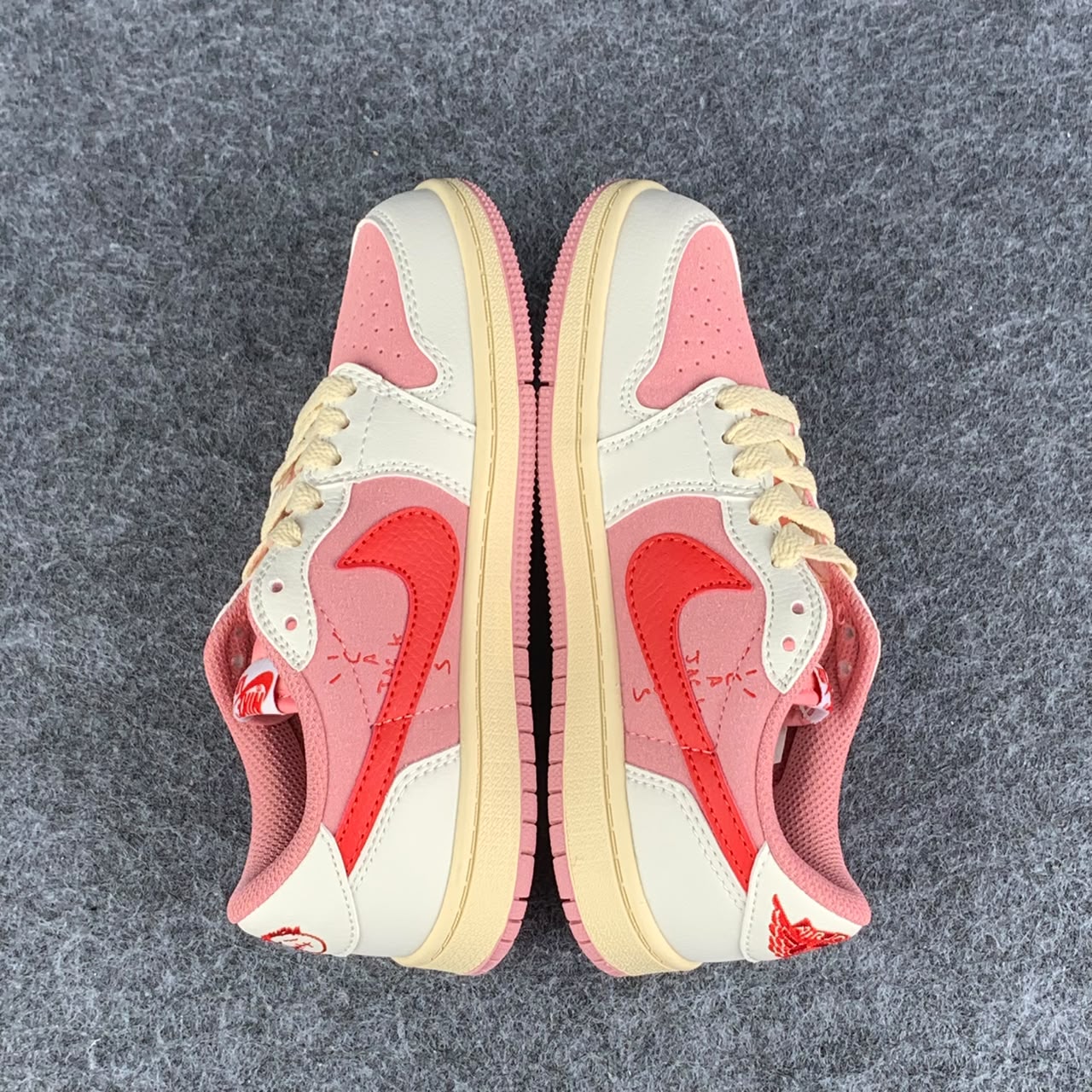 Travis Scott x Air Jordan 1 Retro Low OG PS 'Sail Tropical Pink'
