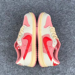 Travis Scott x Air Jordan 1 Retro Low OG PS 'Sail Tropical Pink'