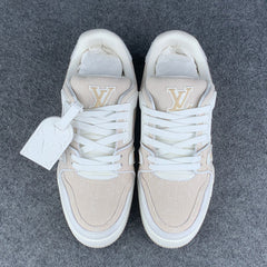 LV Trainer Beige Monogram Denim
