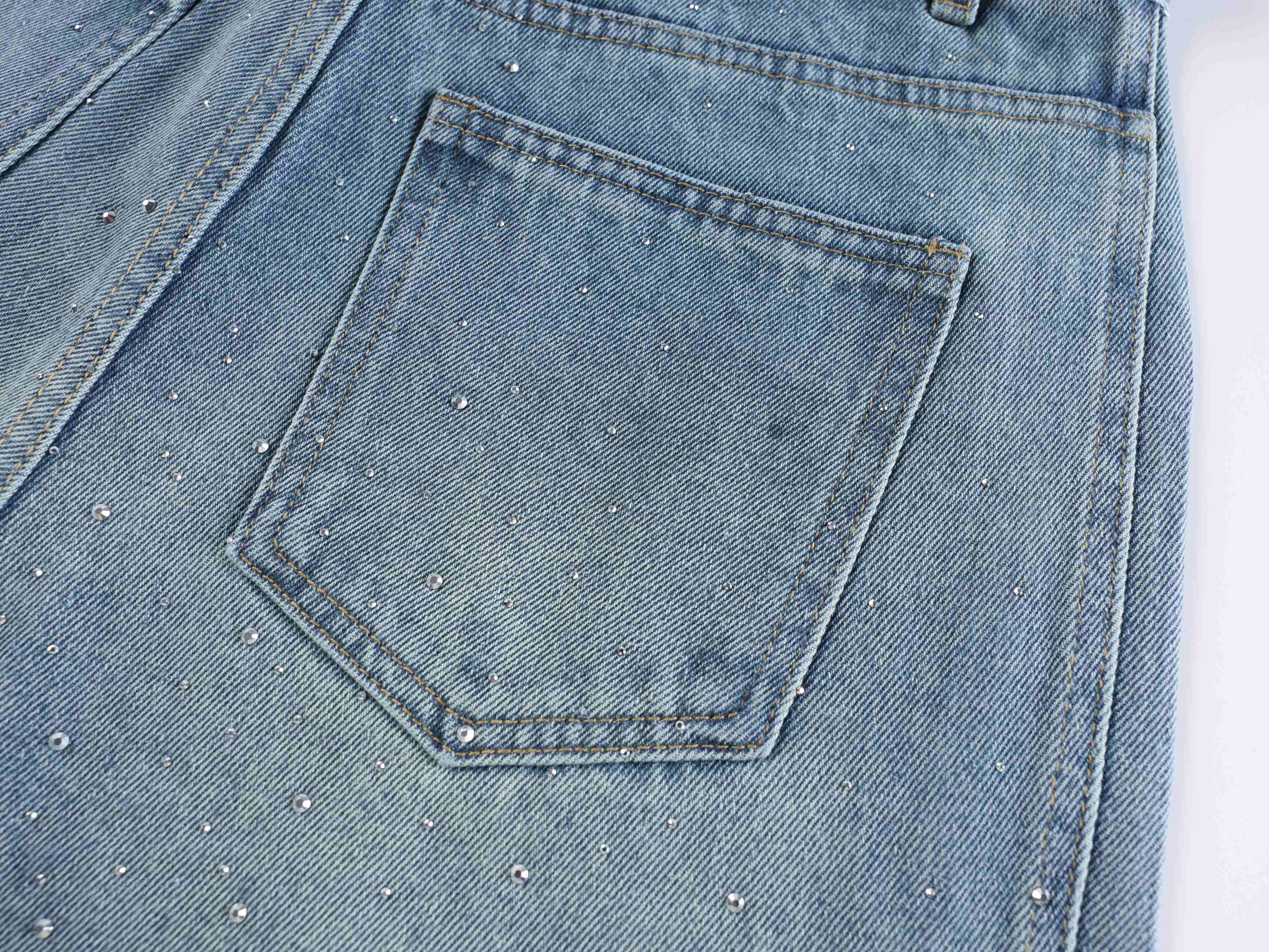 CapCabin “Starlight Dust Denim Pants”