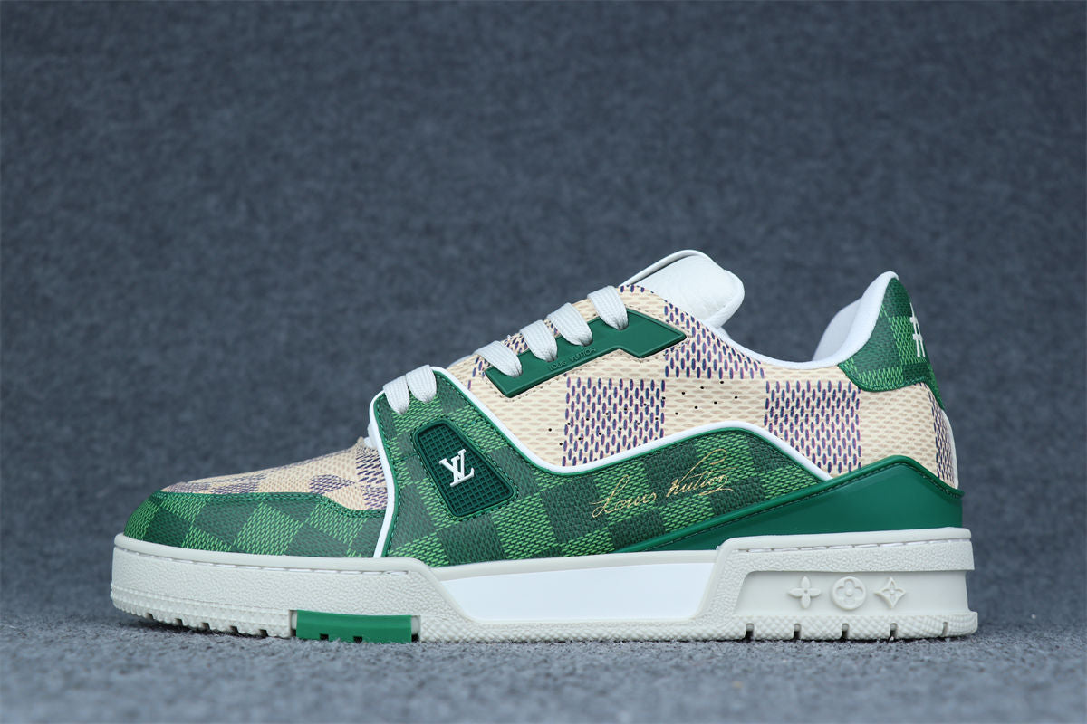 LV Trainer Damier 'White Green'