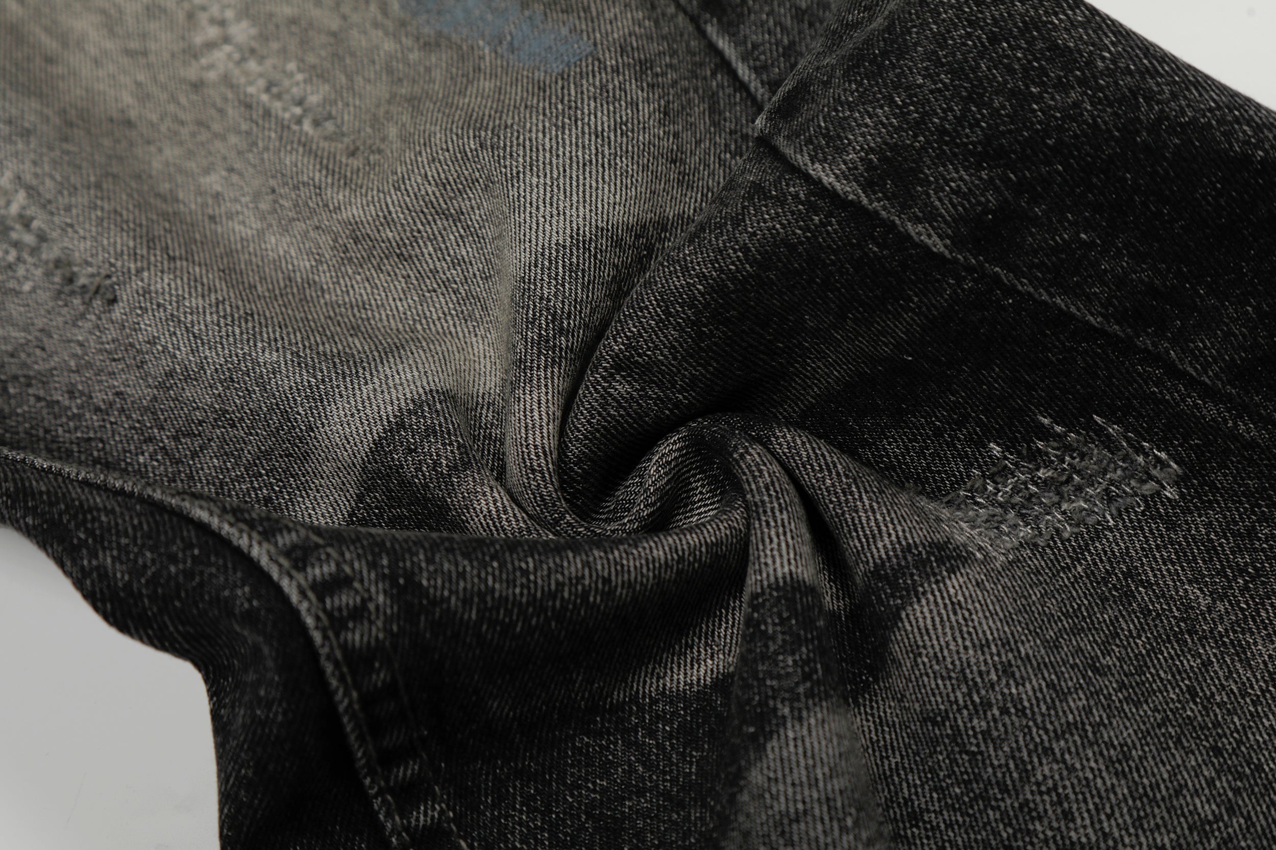 CapCabin Washed Distressed Denim Pants