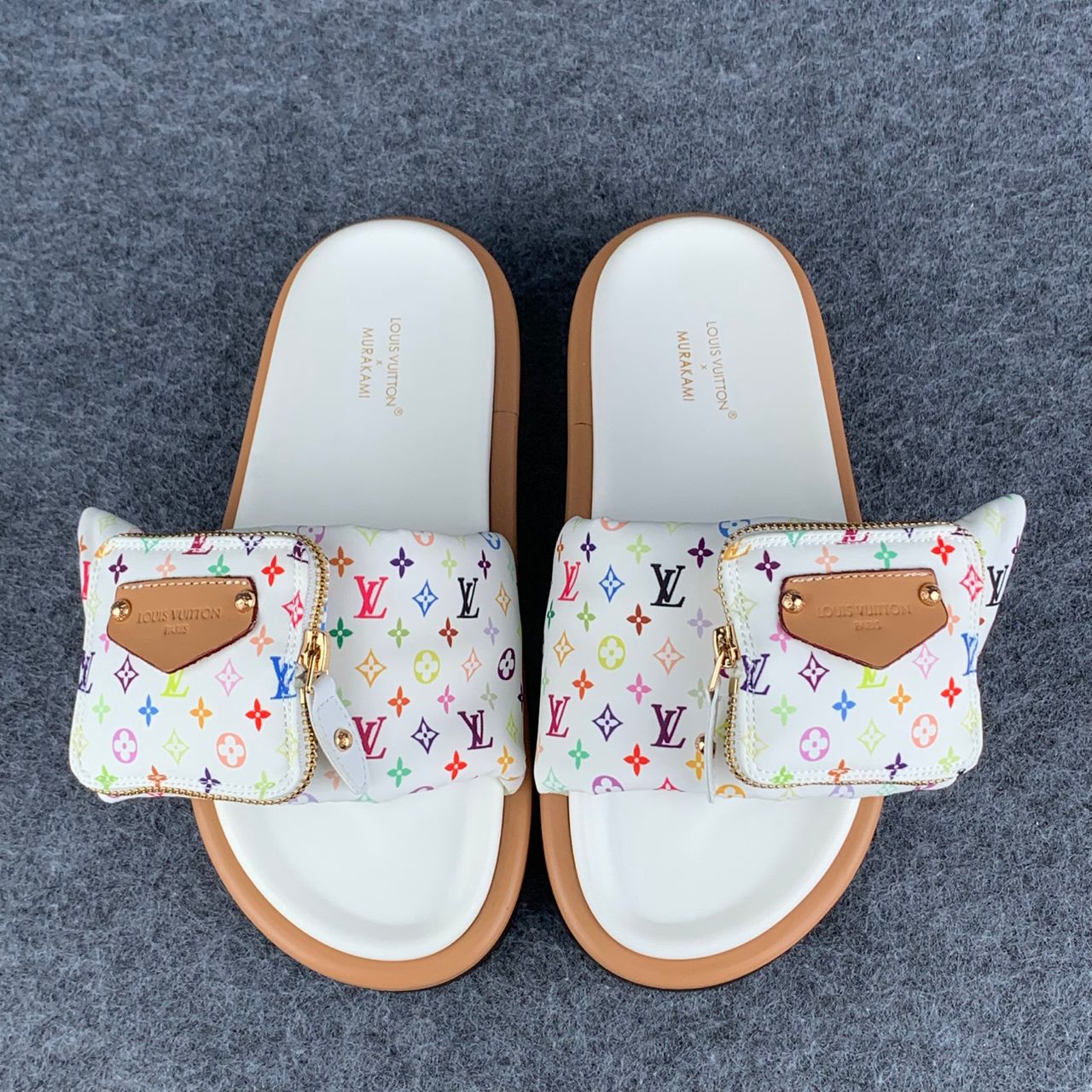 LV x TM Pool Pillow Flat Comfort Mule