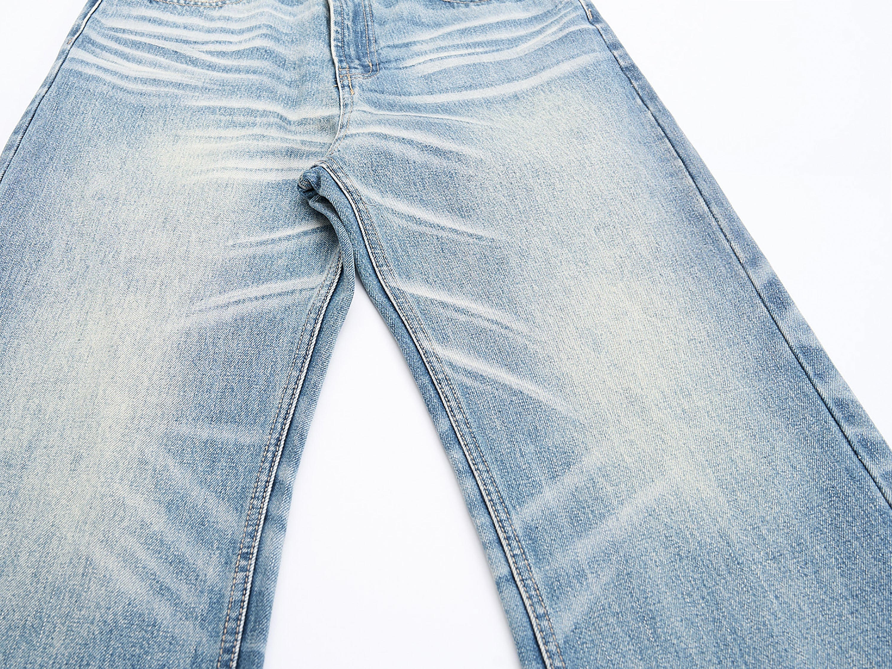 CapCabin Washed Wide-Leg Denim Jeans