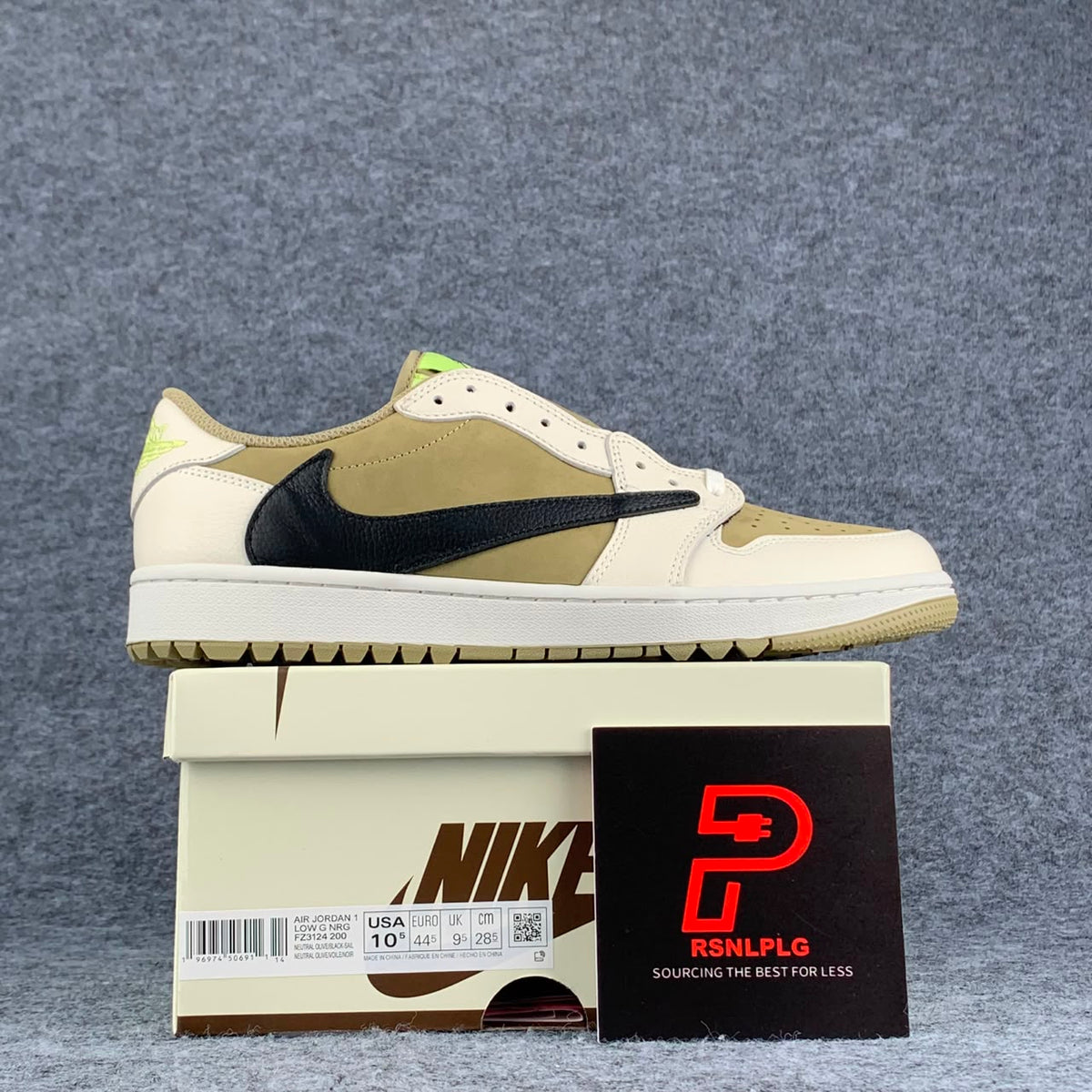 Travis Scott x Air Jordan 1 Low 'Golf' (B-Grade Version)