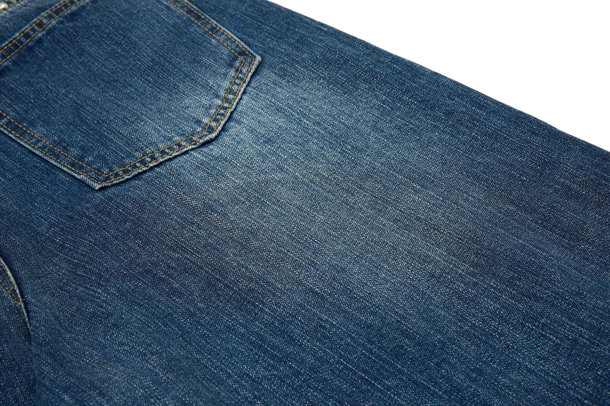 CapCabin “Studded Panel Denim Jeans”