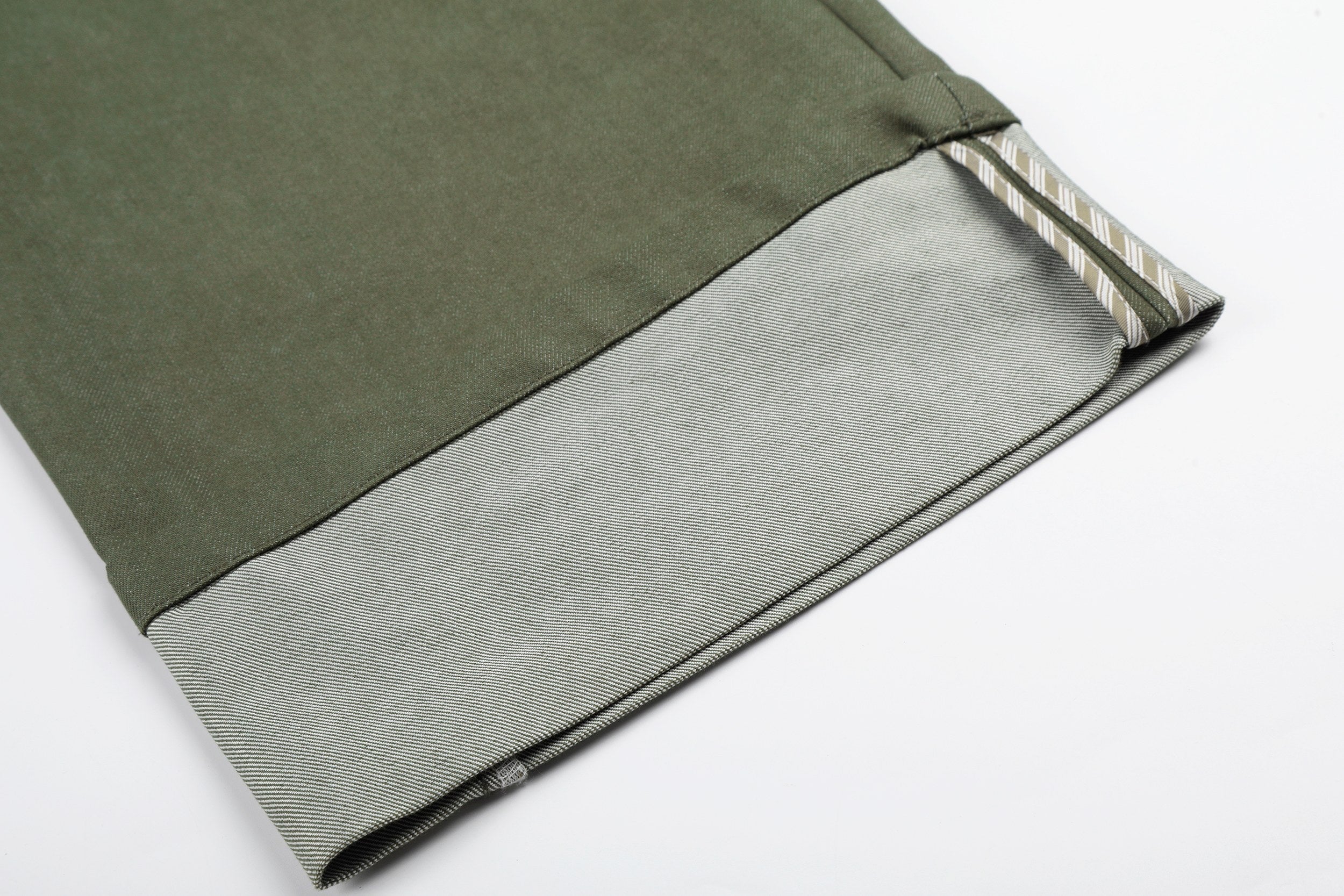 CapCabin “Vintage Utility Fold-Hem Pants”