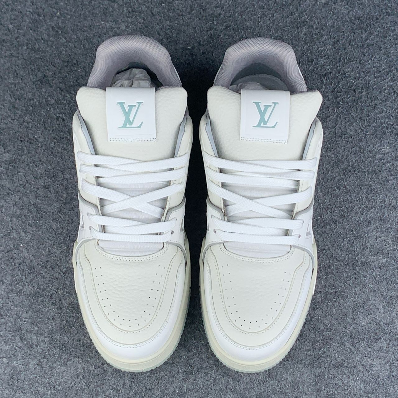 LV Trainer Low ' Cream White'