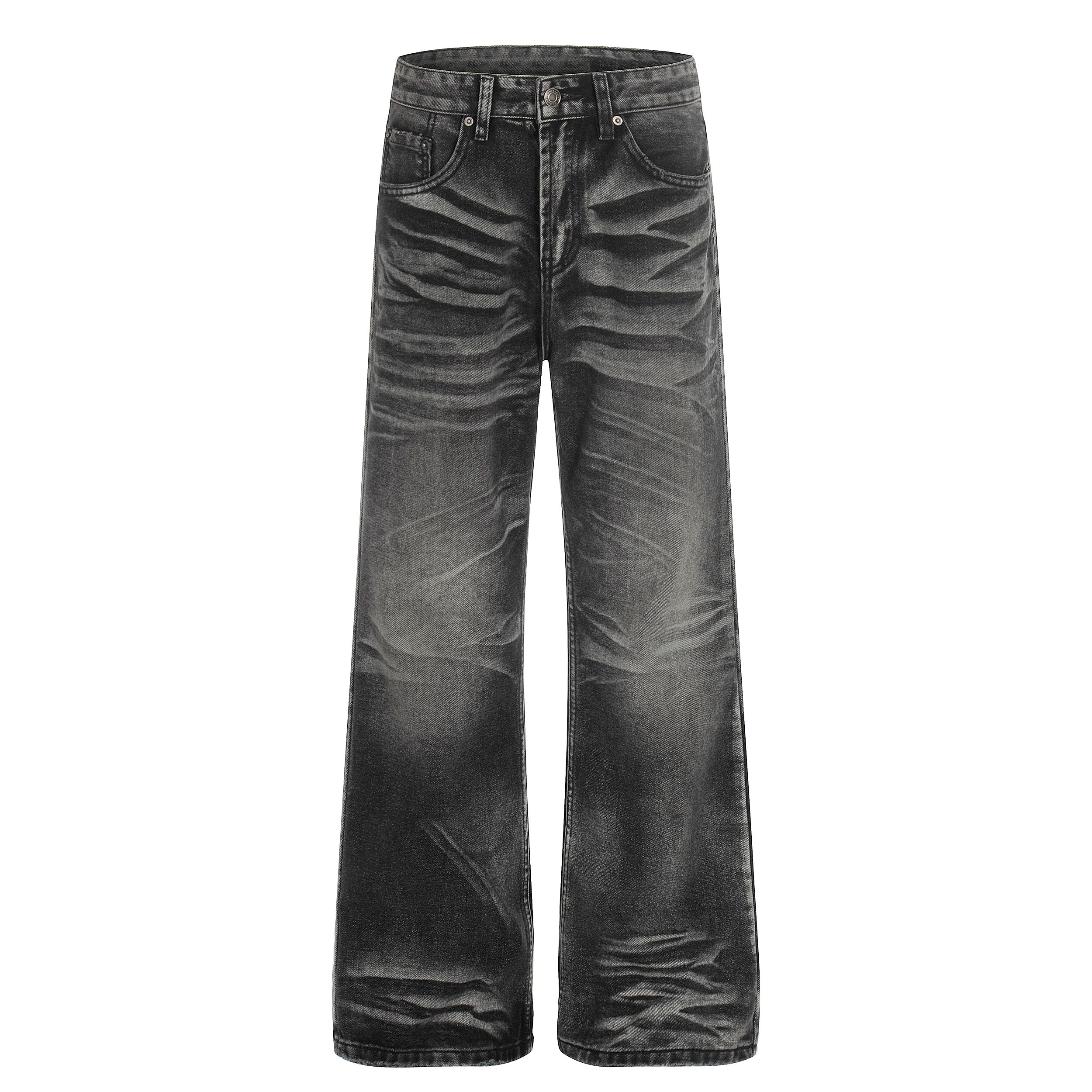 CapCabin Washed Athletic Blend Denim Pants