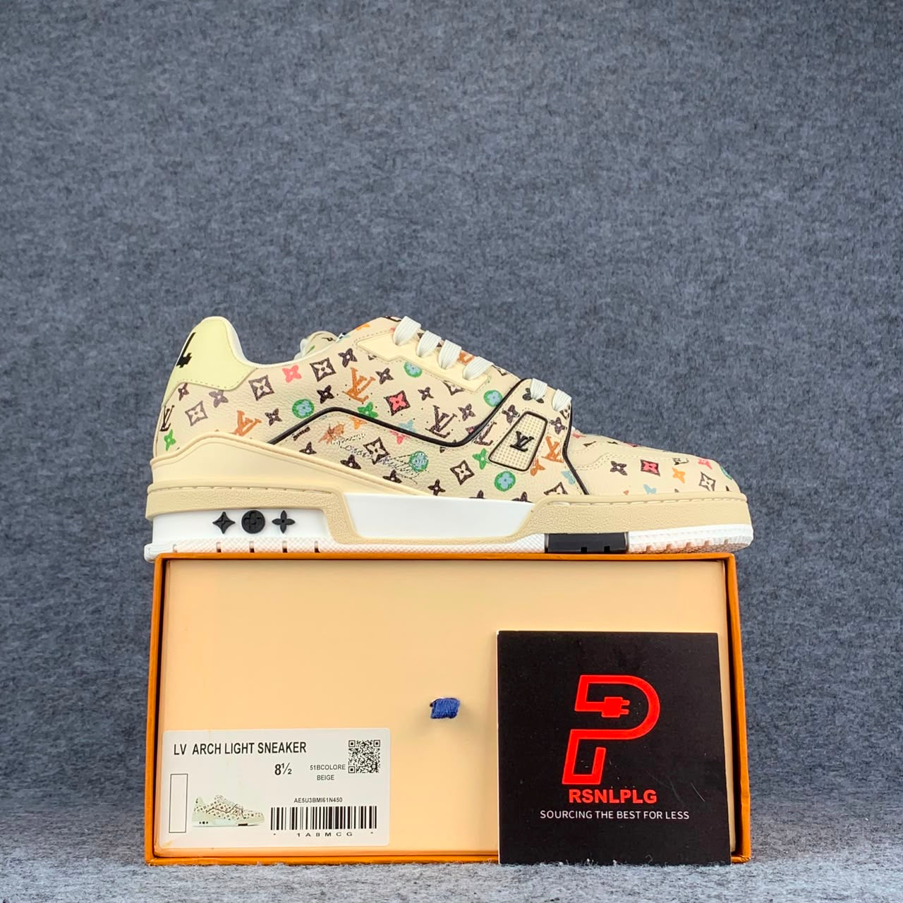 Tyler, the Creator x Louis Vuitton Trainer 'Beige Multi-Color Monogram'