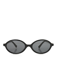 Acetate Oval Regard Sunglasses SMU04Z Black